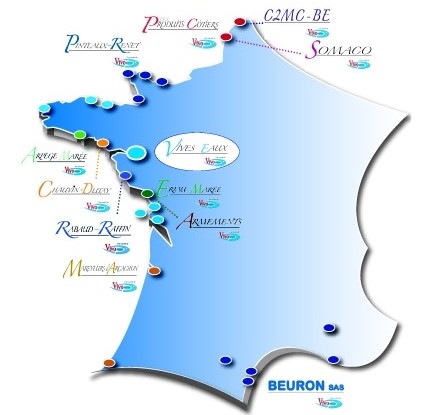 Implantation nationale de Vivo Group sur les côtes françaises